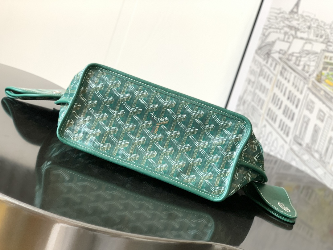 Anjou Mini Reversible Tote Bag In Green